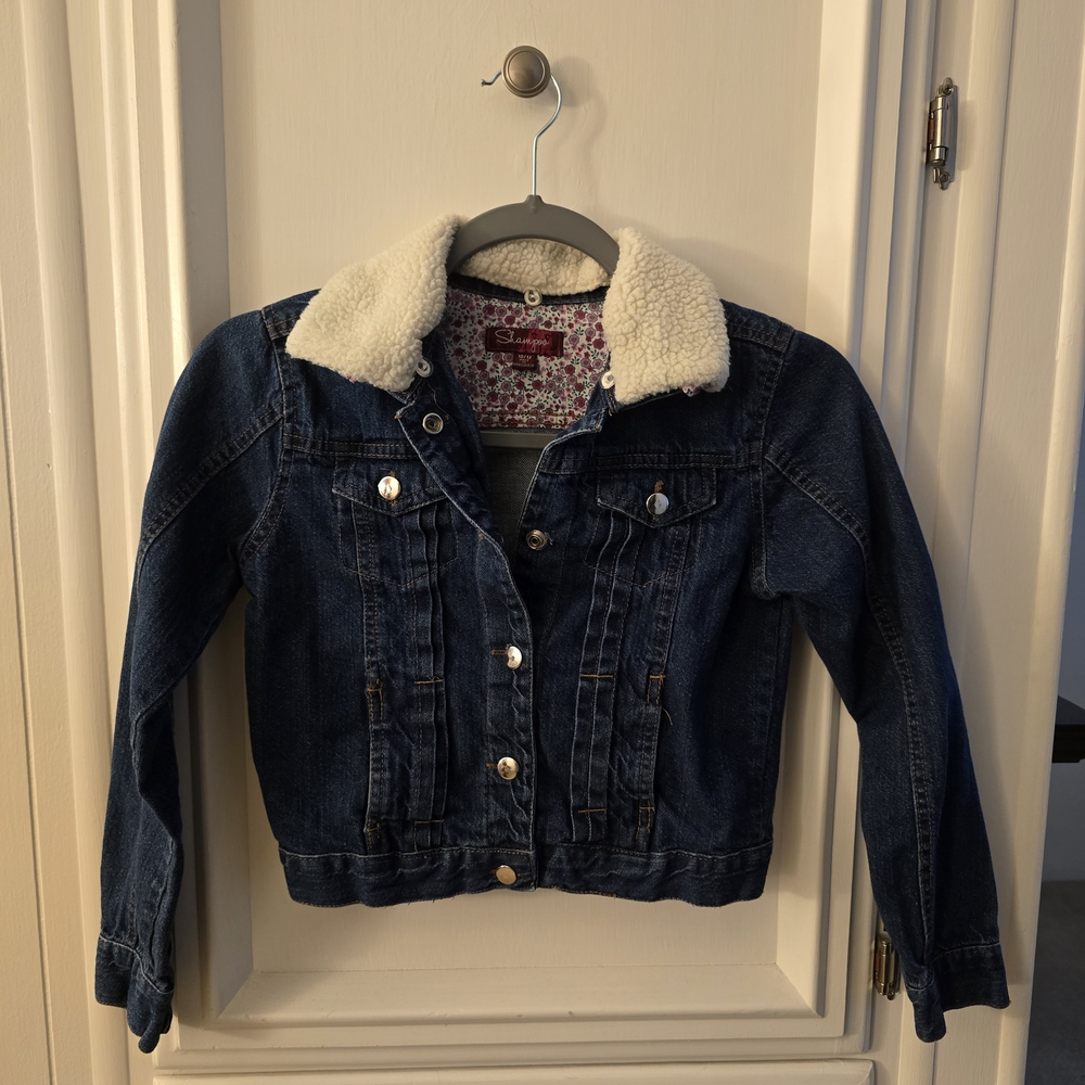 Blue and White Classic Jean Jacket